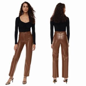 Wilfred Brown Straight Leg Pants